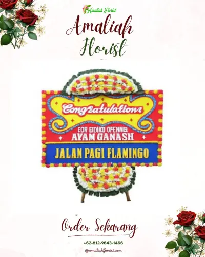 Bunga Papan Congratulation di Sei Kera Hilir Ii